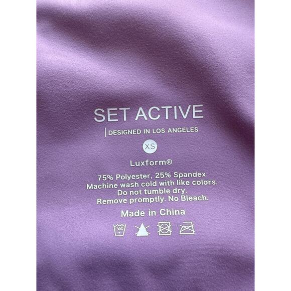 SET ACTIVE Luxform One-Shoulder Bra in Lavender Purple Size XS - Picture 5 of 5